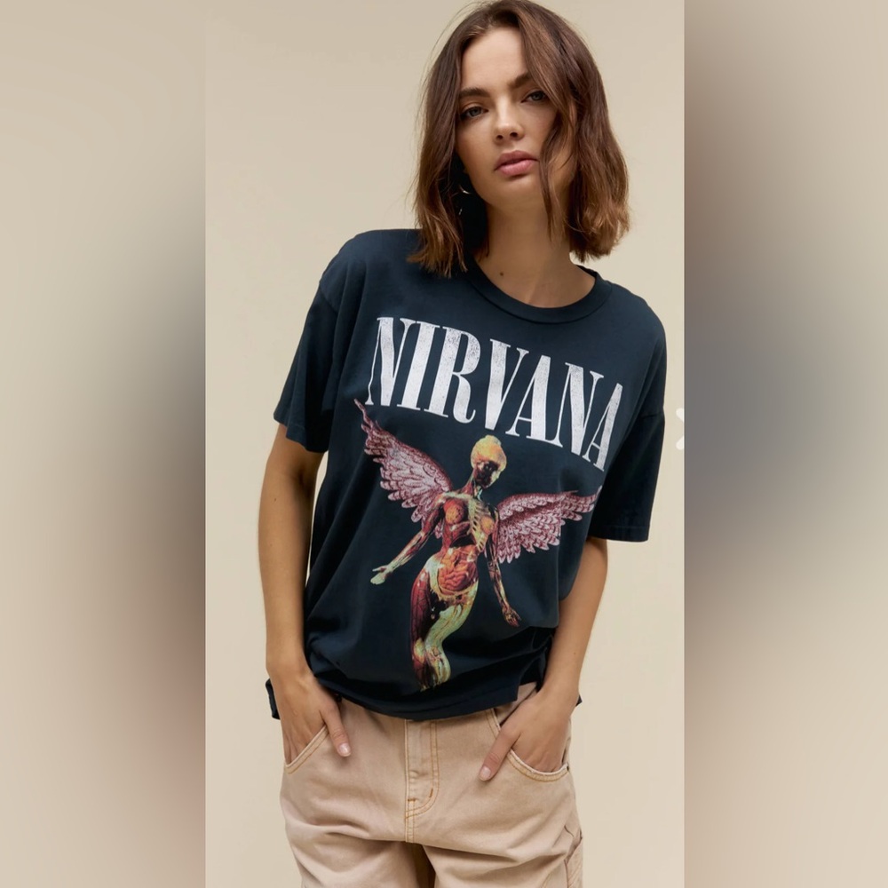 🖤NWOT Daydreamer LA- NIRVANA IN UTERO COVER MERCH TEE- Vintage Black-XL-SOLD OUT